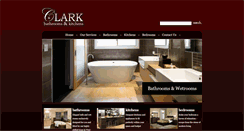 Desktop Screenshot of clarkbathrooms-kitchens.com